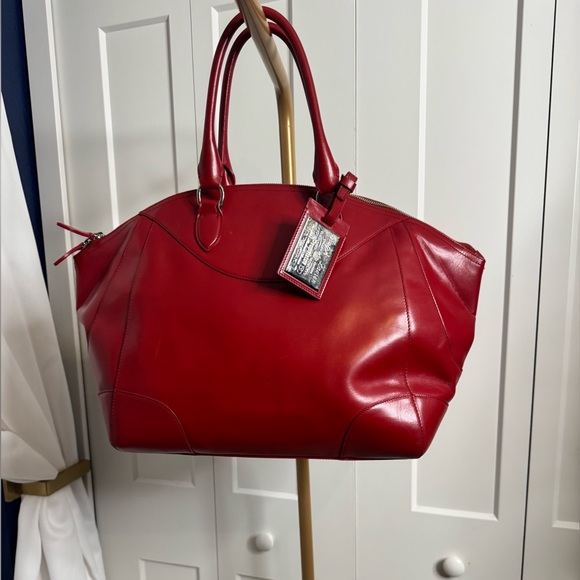 Ralph Lauren Purple Label Red Tote Authentic 🥰 - Picture 1 of 4
